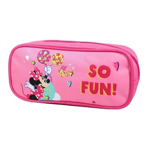Bagtrotter trousse scolaire rectangulaire disney minnie rose fun