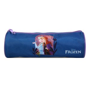 Bagtrotter trousse scolaire ronde disney la reine des neiges frozen bleue