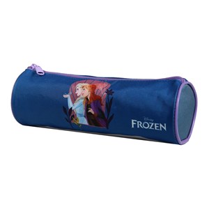 Bagtrotter trousse scolaire ronde disney la reine des neiges frozen bleue
