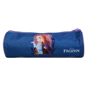 Bagtrotter trousse scolaire ronde disney la reine des neiges frozen bleue