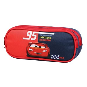 Bagtrotter trousse scolaire 2 compartiments disney cars rouge et bleu