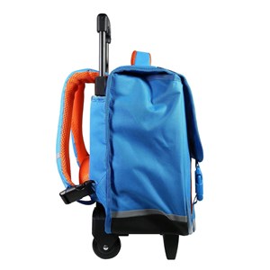 Bagtrotter cartable à roulettes 38 cm phileas bleu skateur