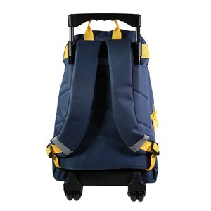 Bagtrotter sac à dos à roulettes vorax bleu requins