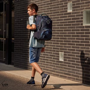 Bodypack sac à dos recyclé dos réglable moiré bleu