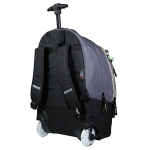 Bodypack sac à dos à roulettes recyclé comète gris