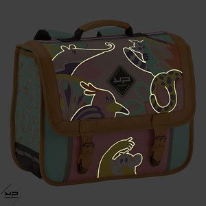 Bodypack cartable 38 cm recyclé jungle