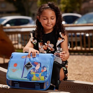 Bodypack cartable 38 cm recyclé famille oiseau