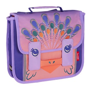 Bodypack cartable 32 cm recyclé paon