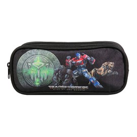 Bagtrotter trousse scolaire 2 compartiments transformers noir