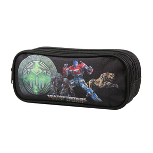 Bagtrotter trousse scolaire 2 compartiments transformers noir