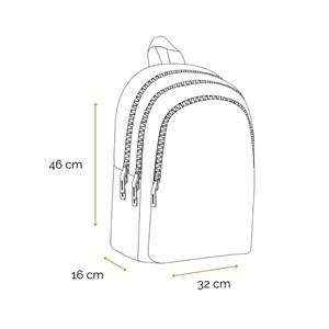Bagtrotter sac à dos 2 compartiments 46 cm harry potter noir