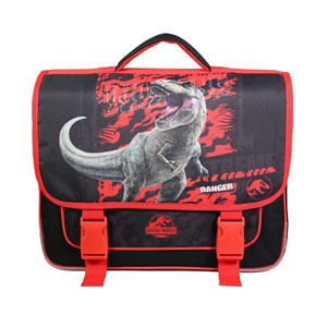 Bagtrotter cartable 38 cm jurassic world dinosaure noir