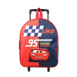 Bagtrotter sac à dos à roulettes 31 cm maternelle disney cars rouge et bleu