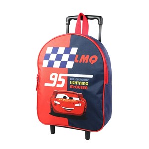 Bagtrotter sac à dos à roulettes 31 cm maternelle disney cars rouge et bleu