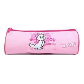 Bagtrotter trousse scolaire ronde disney marie les aristochats rose