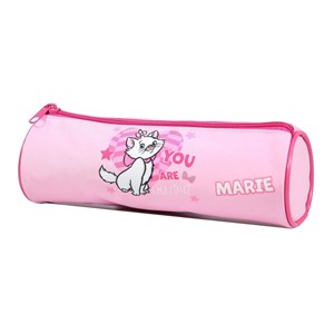 Bagtrotter trousse scolaire ronde disney marie les aristochats rose