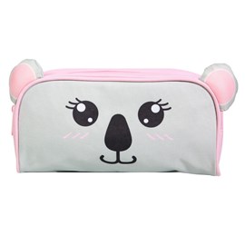 Bagtrotter trousse scolaire rectangulaire kids grise koala