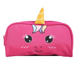 Bagtrotter trousse scolaire rectangulaire kids rose licorne