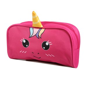 Bagtrotter trousse scolaire rectangulaire kids rose licorne