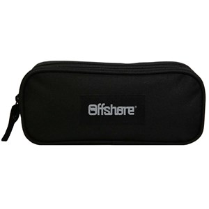 Bagtrotter trousse scolaire 2 compartiments offshore noire