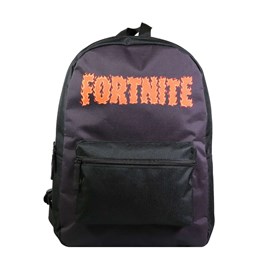 Bagtrotter sac à dos 1 compartiment 40 cm fortnite noir flammes