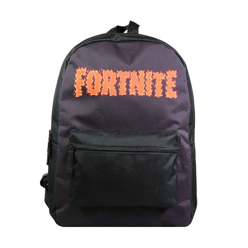 Bagtrotter sac à dos 1 compartiment 40 cm fortnite noir flammes