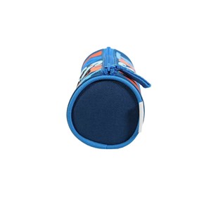 Bagtrotter trousse scolaire ronde phileas bleue basket