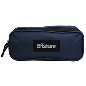 Bagtrotter trousse scolaire 2 compartiments offshore bleue