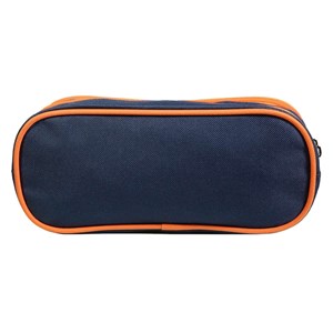 Bagtrotter trousse scolaire 2 compartiments vorax dinosaure bleue