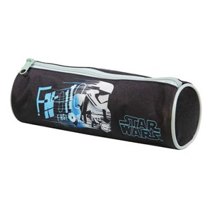 Bagtrotter trousse scolaire ronde disney star wars noire