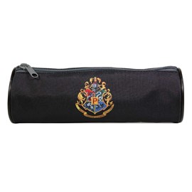 Bagtrotter trousse scolaire ronde harry potter noire maisons