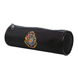 Bagtrotter trousse scolaire ronde harry potter noire maisons