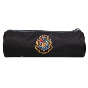 Bagtrotter trousse scolaire ronde harry potter noire maisons