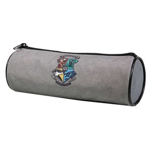 Bagtrotter trousse scolaire ronde harry potter grise