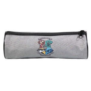 Bagtrotter trousse scolaire ronde harry potter grise