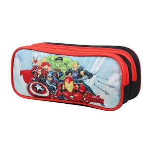 Bagtrotter trousse scolaire 2 compartiments marvel avengers multicolore