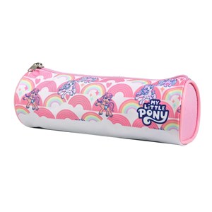 Bagtrotter trousse scolaire ronde my little pony rose