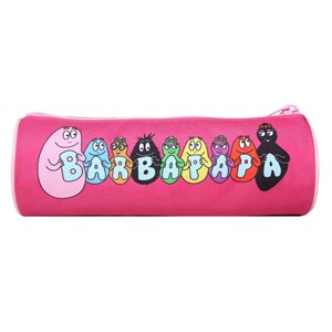 Bagtrotter trousse scolaire ronde barbapapa rose