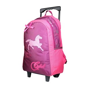 Bagtrotter sac à dos à roulettes cybel cheval violet