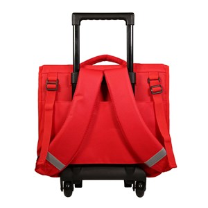 Bagtrotter cartable à roulettes 38 cm disney cars rouge