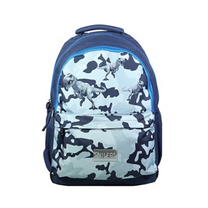 Bagtrotter sac à dos 2 compartiments phileas dinosaures bleu - le plus