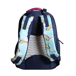 Bagtrotter sac à dos 2 compartiments phileas arc en ciel bleu - le plus