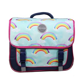 Bagtrotter cartable 38 cm phileas arc en ciel bleu - le plus confortable des