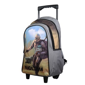 Bagtrotter sac à dos à roulettes disney star wars - the mandalorian