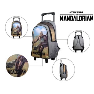 Bagtrotter sac à dos à roulettes disney star wars - the mandalorian