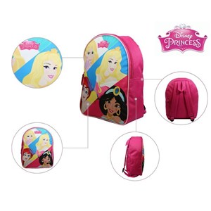 Bagtrotter sac à dos gouter maternelle 31 cm disney princesses rose
