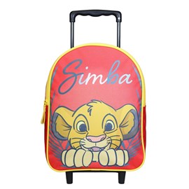 Bagtrotter sac à dos à roulettes 31 cm disney le roi lion simba rouge