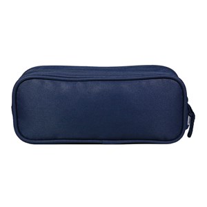 Bagtrotter trousse scolaire 2 compartiments offshore hibiscus fleurs bleue