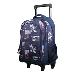 Bagtrotter sac à dos à roulettes offshore city ville bleu