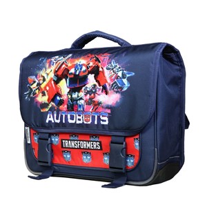 Bagtrotter cartable 38 cm hasbro transformers bleu